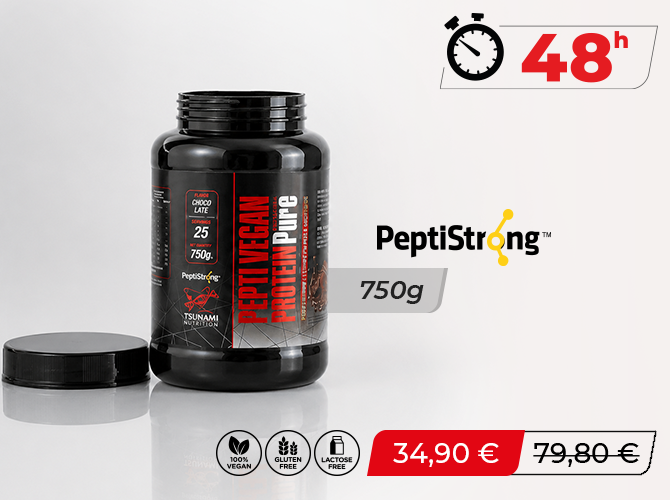 48h Pepti Vegan Protein Pure Professional 750 g